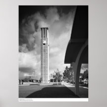 Bell Tower with the Arches at the Library Building Print