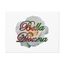 Bella Donna (Beautiful Lady) Postcard
