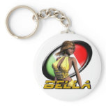 Bella Means Beautiful in Italian Pinup Keychain!