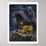 Bella Sara, Thunder - print