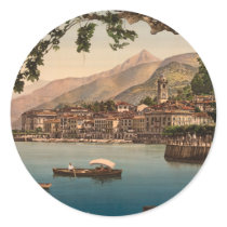 Bellagio I, Lake Como, Lombardy, Italy Round Stickers