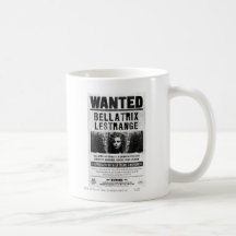 Bellatrix Lestrange Wanted Poster Coffee Mugs