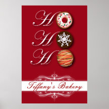 Belle affiche de promo de biscuit de boulangerie d