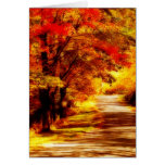 Belle carte de jour d'automne