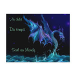 BELLE carte postale Dragon des mers