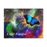 Belle CARTE postale l'effet papillon
