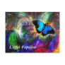 Belle CARTE postale l'effet papillon