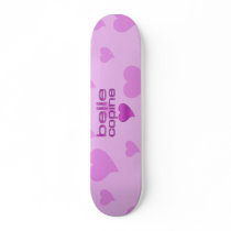 Belle Copine Pink & Purple Love Hearts Skate Deck