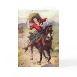Belle Of The Plains Greeting Card