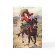 Belle Of The Plains Greeting Card