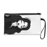 Belle peine pochette avec dragonne