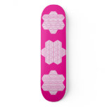 Belle Snored?-The Six Pointed Skateboard-Pink