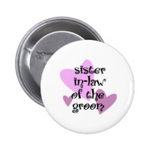 Belle-soeur du marié badge