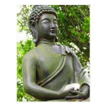 Belle statue sereine de Bouddha Carte Postale