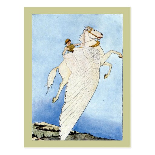 Bellerophon and Pegasus Post Card