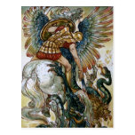 Bellerophon slays the Chimaera Postcard
