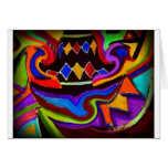Bellgull Vase Abstract Painting Card