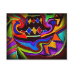 Bellgull Vase Abstract Painting Postcards
