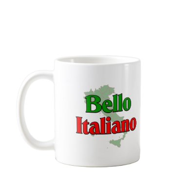 Bello Italiano (Handsome Italian Man) Mug by claybuster