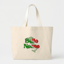 Bello Nonno (Handsome Italian Grandfather) Tote Bags
