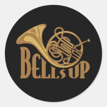Bells lèvent le klaxon adhésif rond