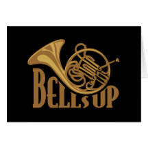 Bells lèvent le klaxon carte de vœux