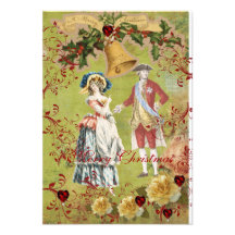 Bells Ringing Christmas pocket/purse cards Invites