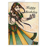 Belly Dancer Birthday Cards