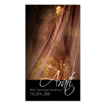 Belly Dancer I, Bollywood, Hindi Fashion Business Cards