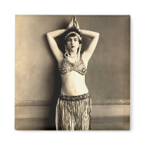 Belly Dancer Refrigerator Magnets
