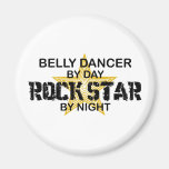 Belly Dancer Rock Star by Night Fridge Magnet