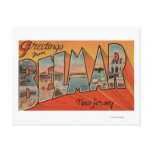 Belmar, New Jersey - Large Letter Scenes Postcards