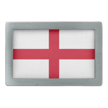 Belt Buckle with Flag of England