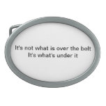 belt oval belt buckles