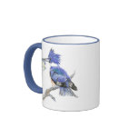 Belted Kingfisher - with fish - Bird Collection Mugs