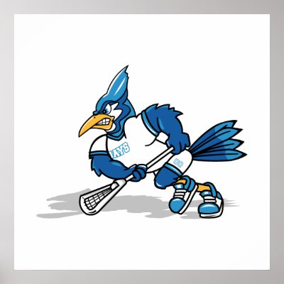 Beltran Blue Jay Print by BisforBirds