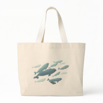 Beluga Whale Tote Bags & Blue Beluga Gifts