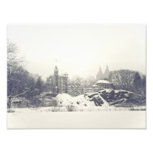Belvedere Castle in the Winter in Central Park Photo Print
