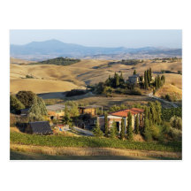 Belvedere House at sunset, San Quirico d'Orcia Postcards