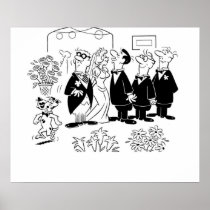 Belvedere Kissing The Bride Print