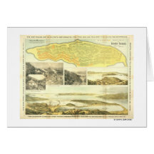 Belvedere Peninsula, Marin County, ca. 1890.  Card