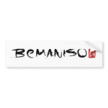 #bemaniso stickit bumper sticker
