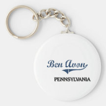 Ben Avon Pennsylvania City Classic Key Chain