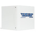 Ben Franklin - No excuses! binders