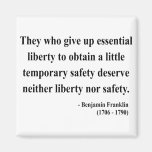Ben Franklin Quote 1a Refrigerator Magnet