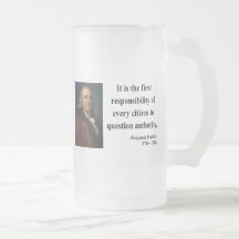 Ben Franklin Quote 3b Mugs