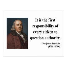 Ben Franklin Quote 3b Post Cards