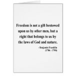Ben Franklin Quote 4a Greeting Card