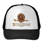 Ben Franklin Quote: Two Wolves and a Lamb Trucker Hats