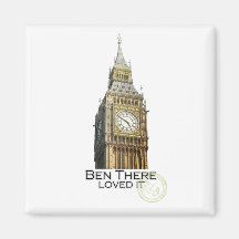 Ben There Refrigerator Magnet
